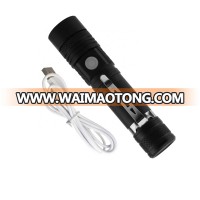 18650 Chargeable Flashlight Zoom Torch Light