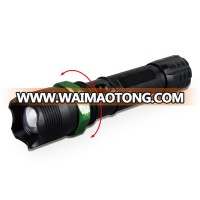 Zoom CREE XPE LED rechargeable Torch Light Flashlight 3 Modes With Hammer 18650 or AAA Battery ZT - 9505