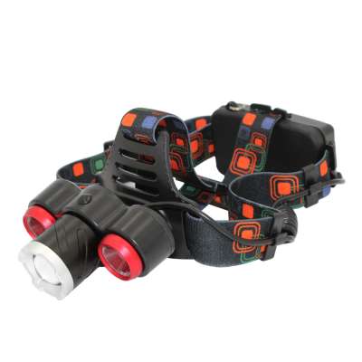 KC FIRE XML-T6 1600 lumens rechargeable high power headlamp with XPE led