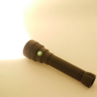 Factory 120 degree wide angle scuba CREE LED XHP70 underwater torch for diving