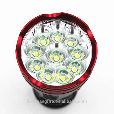 12000 Lumens Light Flashlamp 10 x XM-L T6 LED Flashlight Torch Lamp Lights For Hunting Camping