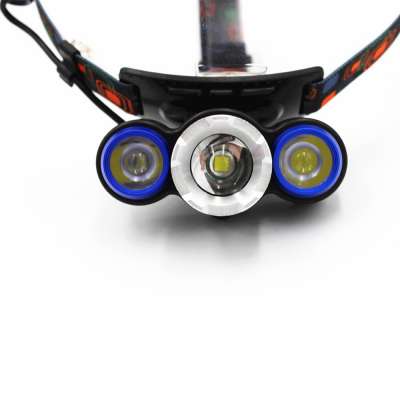 4 Modes Light 1* XML-T6 + 2* XPE Led Headlight Head Lamp Head Hight FOR Outdoor By Rechargeable Battery Camping fishing