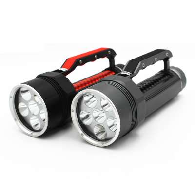 Magnetic Diving Light Led 10000 Lumens Underwater Flashlight Rechargeable Dive Lamp Torch